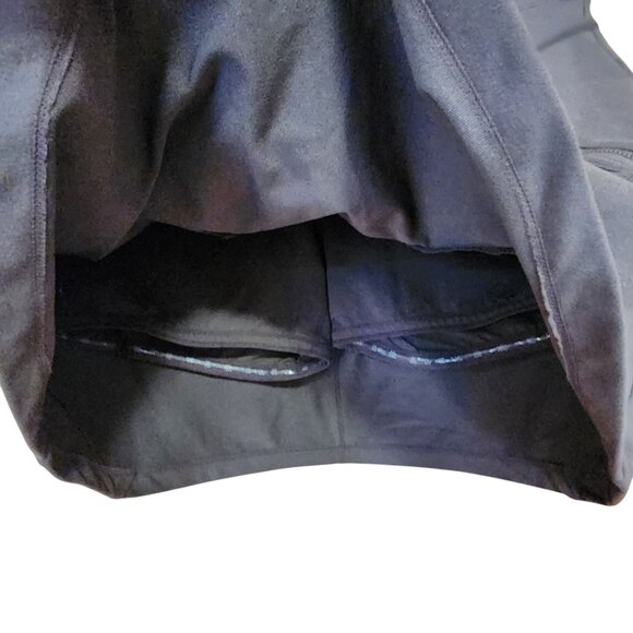 Athleta Womens Black Skort With Zipper Pockets Size L - Picture 3 of 4